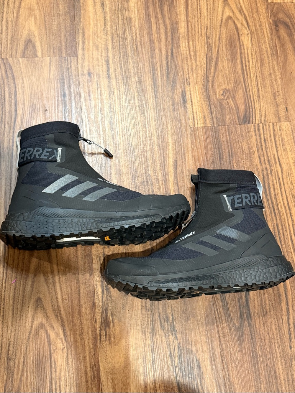 Adidas Pharrell Human Race Terrex Free Hiker Zip Triple Black GORE-TEX Size 7